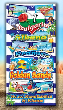 2.ПЛАЖНА хавлия, микрофибър Albena, Kranevo, Golden Sands, Sv. Sv. Konstantin I Elena ( Промоция- при покупка над 12 бр. цена 3.50 лв. без възможност за отстъпки)