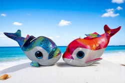 плюшена играчка, делфинче 20 см.