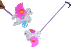 детска играчка от пластмаса, карачка- кон, летящ 32х16х38 см. 928-10