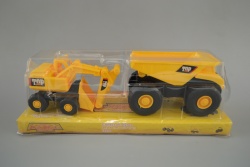 детска играчка от пластмаса на блистер 12 бр. превозни средства 43х34 см. 3637