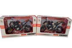метален мотоциклет, кросов в кутия Kawasaki 15 см. 2 цвята HX798-1/YX008885 (R8)