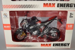 метален мотоциклет, кросов в кутия Kawasaki 15 см. 2 цвята HX798-1/YX008885