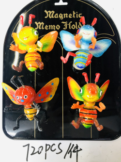 СУВЕНИР от пластмаса, магнит и пружинки, пчеличка 10х12 см.(Промоция- при покупка над 60 бр. базова цена 1,00 лв.) СУВЕНИР от пластмаса, магнит и пружинки, пчеличка 10х12 см.(Промоция- при покупка над 60 бр. базова цена 1,00 лв.)