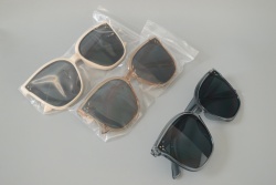 слънчеви очила, дамски, пластмасова рамка, цветни стъкла 889 (20 бр. в кутия, микс)