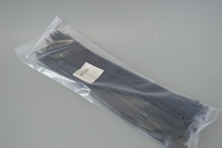 кабелни превръзки 100 бр. черни 15 см. х 2,5 мм.