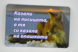 СУВЕНИР от пластмаса,  магнит и пружинки, папагал какаду 12 см.(Промоция- при покупка над 60 бр. базова цена 1,00 лв.)