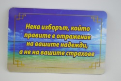 сувенир от полирезин магнит и пружинки пчеличка в листо 10 х 5 см.