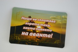 сувенир, магнит и пружинки, крокодил с малко, брокатен 14х6 см. (60 бр. в кутия)