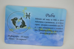 сувенири 5 бр. магнитни пластики 8,5х5,5 см. лева 5 дизайна, двуизмерни на блистер 37,5х 9,5 см. 15 (R4)