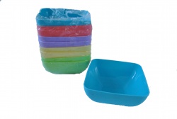 домашна потреба, органайзер за баня с вакуумка11х15х7 см. 3 разцветки от пластмаса