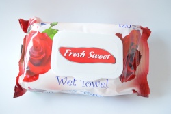 мокри кърпи 120 бр. с капак Fresh sweet