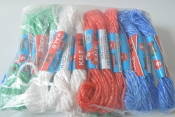 въже, плетено 10 м. цветно (12 бр. в стек)