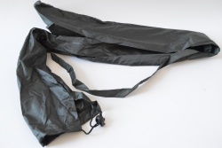 текстилен калъф за плажен чадър, черен 120 см. (100 бр. в стек)