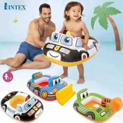 надуваема проходилка, превозни средства Intex клас А в плик 3 модела 74х58 см. 86х58 см. (24 бр. в кашон)