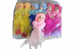 ДЕТСКА играчка, кукла- движи стави с бански, шезлонг и куче 23х22 см. S22-2 (Промоция- при покупка над 4 бр. базова цена 12,00 лв.)