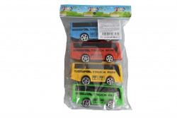 ДЕТСКА играчка от пластмаса, полицейски джип 4 цвята 17х8 см. (Промоция- при покупка над 10 бр. базова цена 1,33 лв.)