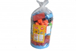 ДЕТСКА играчка от пластмаса, конструктор в раница 29 части 32х24х7 см.(Промоция- при покупка над 4 бр. базова цена11,25 лв.)