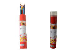 МОЛИВИ за рисуване, цветни 18 см. 12 бр. метална кутия Fabier Color (30 бр. в стек)(Промоция- при покупка над 30 комплекта, базова цена 1,88 лв.)