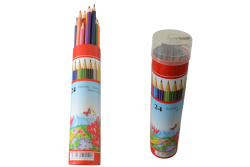 МОЛИВИ за рисуване, цветни 18 см. 24 бр. метална кутия Fabier Color (12 бр. в стек)(Промоция- при покупка над 24 комплекта, базова цена 3,70 лв.)