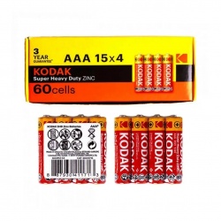 батерии KODAK ААА R 03 ZINC (4 бр. на блистер 60 бр. в кутия)(максимална отстъпка 10)