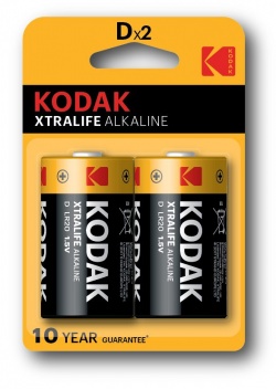 батерии KODAK R20 EXTRALIFE (2 бр. на блистер 20 бр. в кутия)(максимална отстъпка 10)