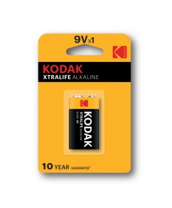 батерии KODAK 9 V ZINC (10 бр. в кутия)(максимална отстъпка 10)