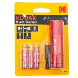 фенер KODAK 9 LED червен (12 бр. в кутия)(максимална отстъпка 10)