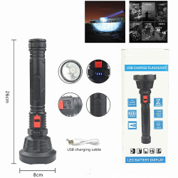 ФЕНЕР LED/ USB5v заряден, водоустойчив L826 26,2 см. (30 бр. в стек)(Промоция- при покупка над 5 бр. базова цена 9,00 лв.) (R3)