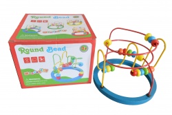дървена играчка, везна, жокер, баланс  20х6х10 см. 93-572