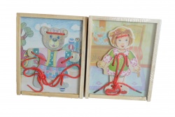 дървена играчка, лабиринт, основа,камион 21х10х15 см.