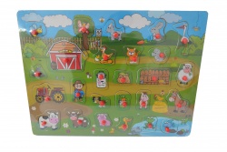 детска играчка от пластмаса, фигурка- конструктор  3,5 см.(R8)