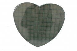 аксесоар за цветарството, реална пиафлора, сърце 31х31 см.