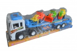 детска играчка от пластмаса, фрикшън, трактор с цистерна 28х9х10 см. 0488-2