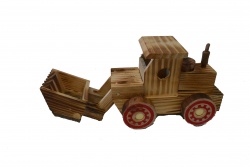 дървена играчка, домино, животни, дървена кутия 28 части 16х16 см. 93-1134