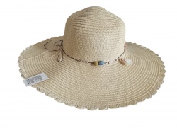 лятна шапка- идиотка 58 см. морски дизайн, цветна с лапички (12 бр. стек 2 разцветки)