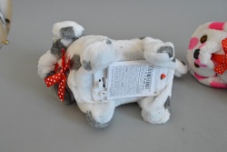плюшена играчка, механична, зайче 14х18 см. (R8)