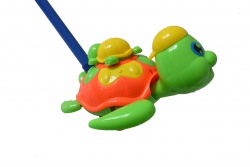 детска играчка от пластмаса, костенурка, голяма 20х27х50 см. 369