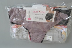 боксерки, дамски M/L/XL памук и еластан 5 разцветки 4650 (12 бр. в стек)