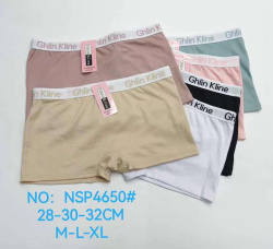 боксерки, дамски M/L/XL памук и еластан 5 разцветки 4650 (12 бр. в стек)