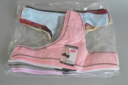 бикини, дамски, памучни, бежави  XXL (10 бр. в стек) B0175 95 процента памук 5 ликра ТР