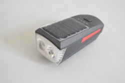 LED фенер за велосипед 3 свтелини USB 8х4 см.със възможност за поставяне на зарядна батерия 18650 (Промоция- при покупка над 10 бр. базова цена 6,50 лв.)