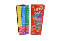 детска игра, картонена кутия UNO STACKO малко 15х6х5 см.