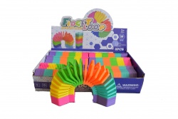 детска играчка от пластмаса Fidget Loop ярка 18х7,5х6,5 см. в кутия (8 бр. в кутия) (R8)