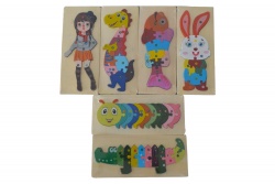 дървена играчка, логика- кутия с чук в естествен цвят 14х11х10 см. 93-646