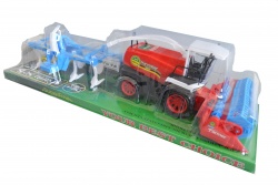 детска играчка от пластмаса, строителни машини 6 бр. в кутия 40х10,5х3,5 см. YD707A2