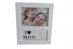 РАМКА  за снимка 10x15 см. колаж I love mom 21,5x18,5 см. (Промоция- при покупка над 16 бр. базова цена 2,80 лв.)(64 бр. в кашон)