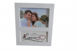 РАМКА за снимка 10x15 см. колаж LOVE 21,5x18,5 см.  (Промоция- при покупка над 16 бр. базова цена 2,80 лв.) (64 бр. в кашон)