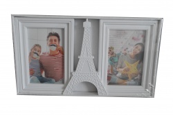 рамка за снимка 2 снимки, вертикални Айфелова кула 10x15 см. колаж 18х33 см.