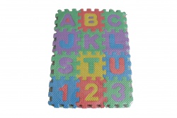 детска играчка ЕВА букви и цифри 3 листа 21.5х16 см.