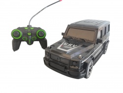 детска играчка от пластмаса, камион с радиоконтрол 48x12x8 см. със зарядни батерии